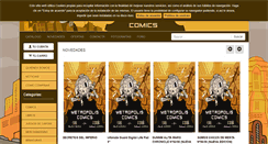 Desktop Screenshot of metropoliscomics.net
