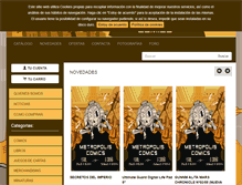 Tablet Screenshot of metropoliscomics.net